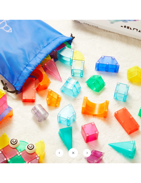 Bloques magnéticos 3D Mideer – 20 piezas.