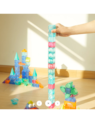 Bloques magnéticos 3D Mideer – 20 piezas.