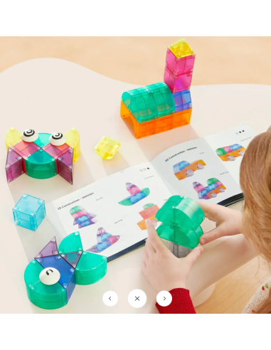Bloques magnéticos 3D Mideer – 20 piezas.