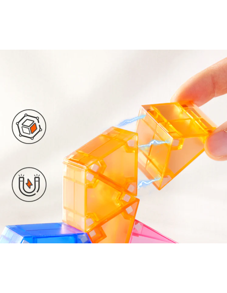 Bloques magnéticos 3D Mideer – 20 piezas.