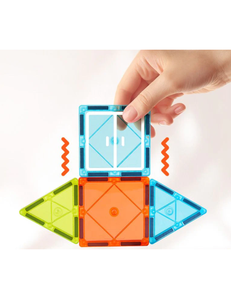 Bloques magnéticos Mideer – Pequeño arquitecto (36 uds.)