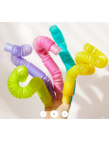 Juego de tubos Mideer con folleto y bolas luminosas