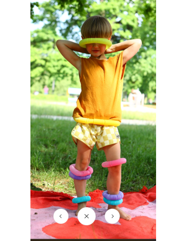 Juego de tubos Mideer con folleto y bolas luminosas