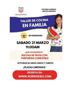 Taller de cocina en familia