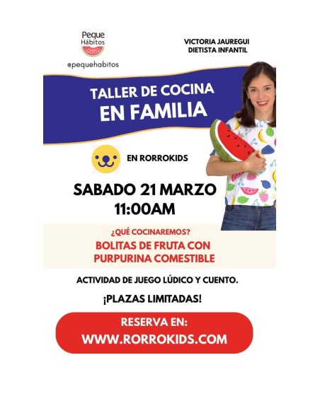 Taller de cocina en familia