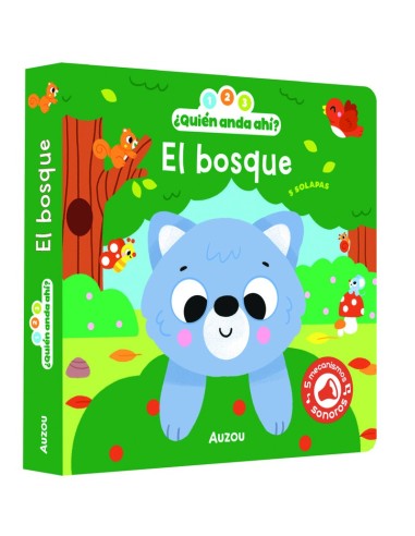 1 2 3 Quien anda ahí el Bosque libro de sonidos