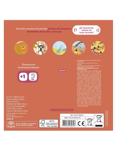 Animales de la selva y la sabana