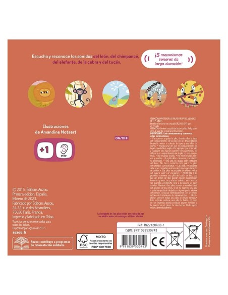 Animales de la selva y la sabana