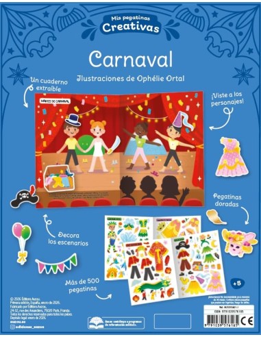 Mis 500 pegatinas creativas. Carnaval