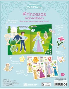 Mis 500 pegatinas creativas. Princesas maravillosas 2