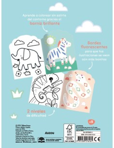 Coloreamos sin salirnos. Animales de la sabana 2