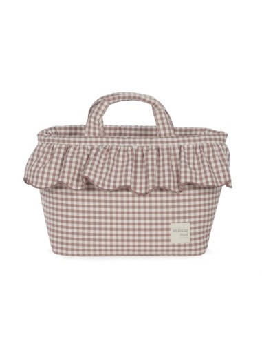 Bolso cambiador Praliné Vichy Moka