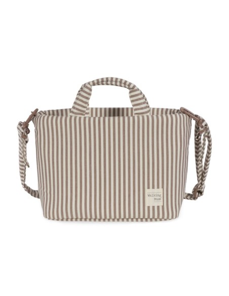 Bolso cambiador Praliné Rayas Moka