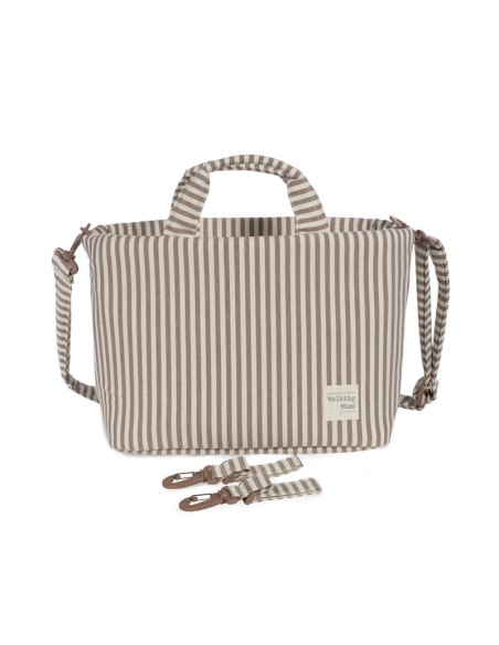 Bolso cambiador Praliné Rayas Moka