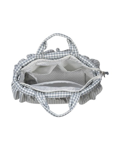 Bolso cambiador Praliné Vichy Matcha