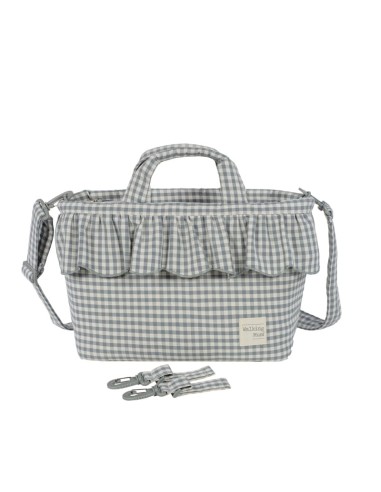 Bolso cambiador Praliné Vichy Matcha