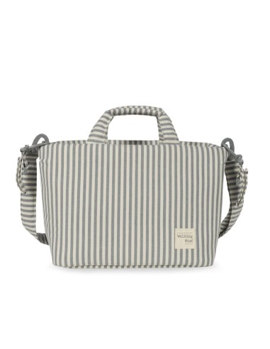 Bolso cambiador Praliné Rayas Matcha