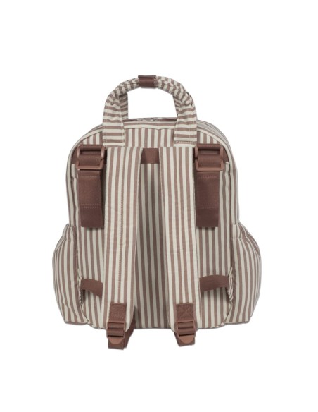 Mochila Praliné Rayas Moka