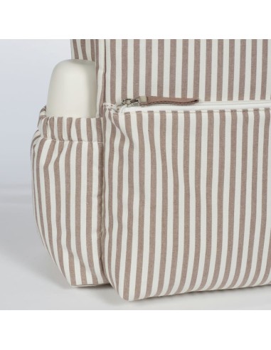 Mochila Praliné Rayas Moka