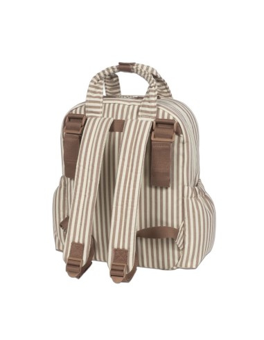 Mochila Praliné Rayas Moka
