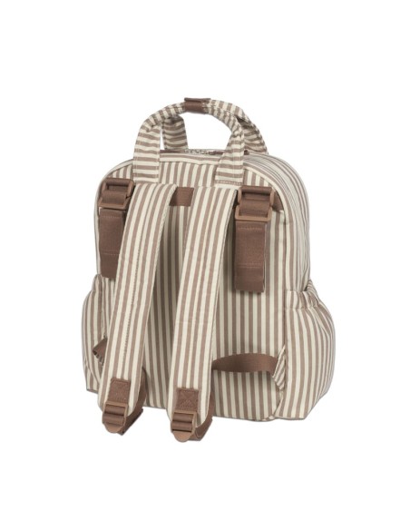 Mochila Praliné Rayas Moka