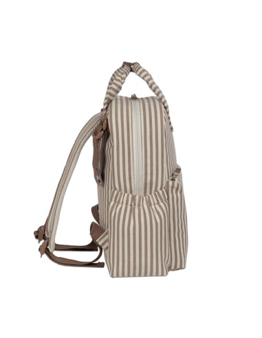 Mochila Praliné Rayas Moka