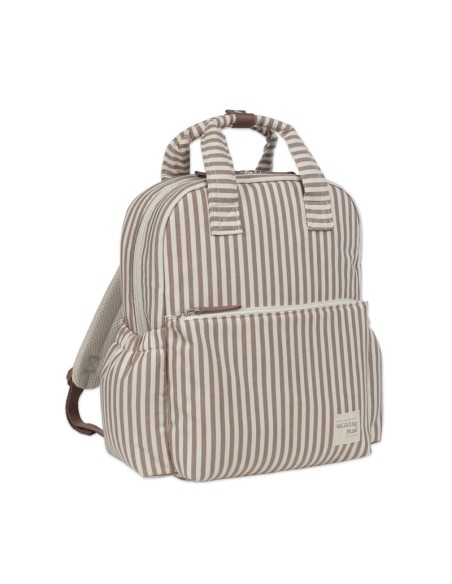 Mochila Praliné Rayas Moka