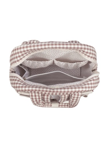 Mochila Praliné Vichy Moka