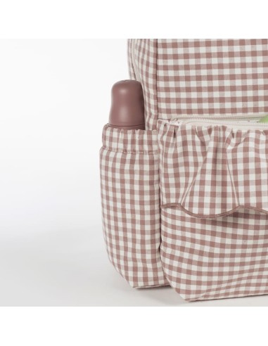 Mochila Praliné Vichy Moka