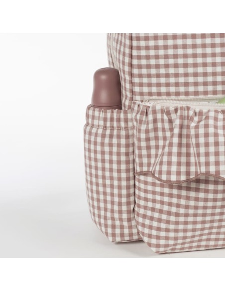 Mochila Praliné Vichy Moka