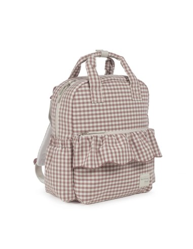 Mochila Praliné Vichy Moka