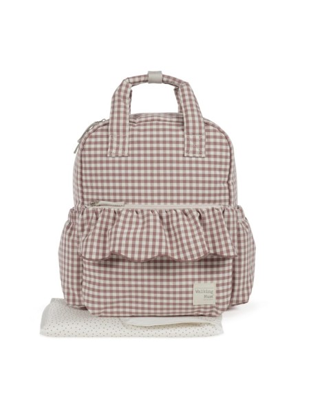 Mochila Praliné Vichy Moka