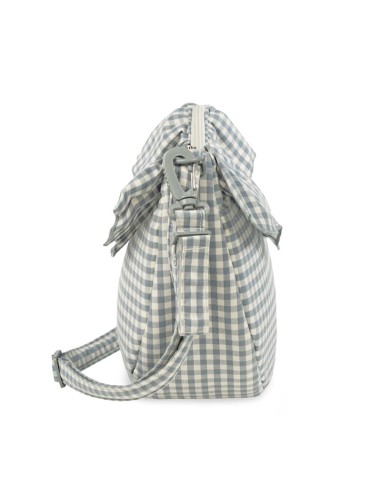 Bolso crossbody góndola Praliné Vichy Matcha