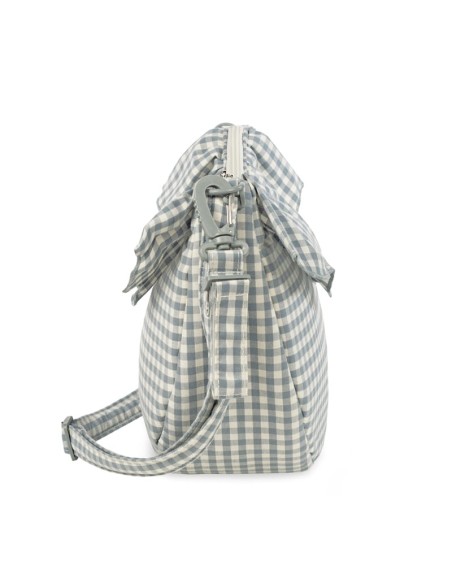 Bolso crossbody góndola Praliné Vichy Matcha