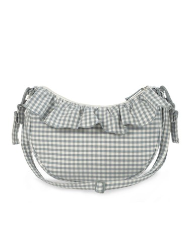 Bolso crossbody góndola Praliné Vichy Matcha