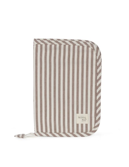 Portadocumentos Praline Rayas Moka