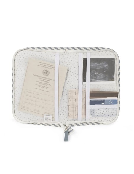 Portadocumentos Praline Rayas Matcha