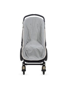 Saco silla Entretiempo Praliné Rayas/ Vichy Matcha 2