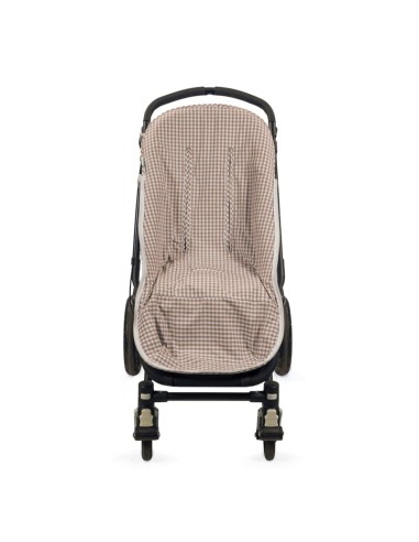 Saco silla Entretiempo Praliné Rayas/ Vichy Moka