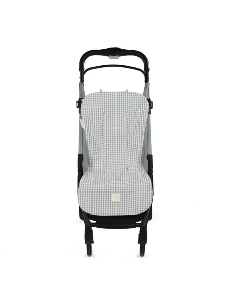 Colchoneta Praliné Vichy Matcha