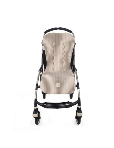 Colchoneta Praliné Rayas Moka