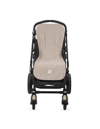 Colchoneta Praliné Rayas Moka