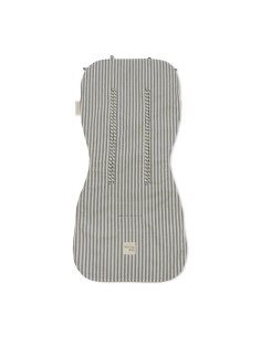 Colchoneta Praliné Rayas Matcha