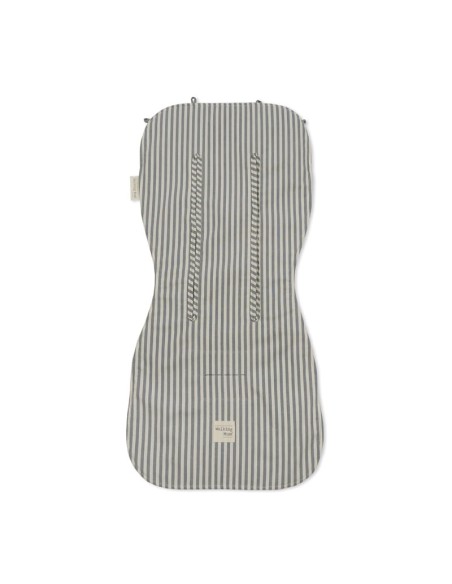 Colchoneta Praliné Rayas Matcha