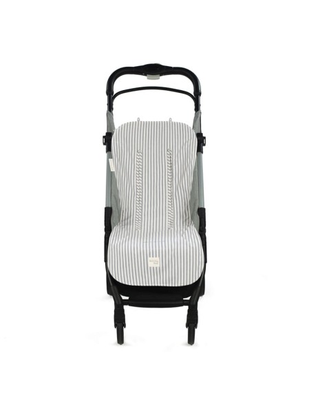 Colchoneta Praliné Rayas Matcha