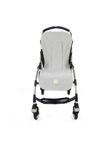 Colchoneta Praliné Rayas Matcha