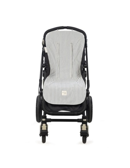 Colchoneta Praliné Rayas Matcha