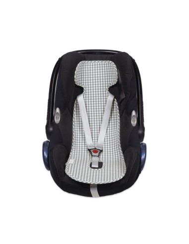 Colchoneta Auro Praliné Vichy Matcha