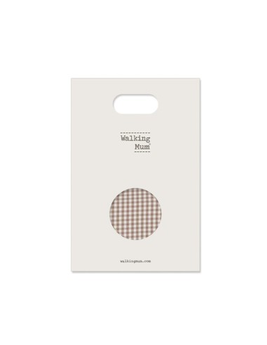 Colchoneta Auto Praliné Vichy Moka