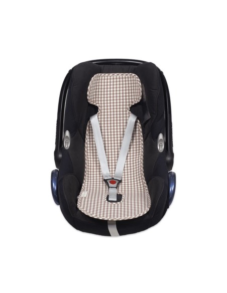 Colchoneta Auto Praliné Vichy Moka